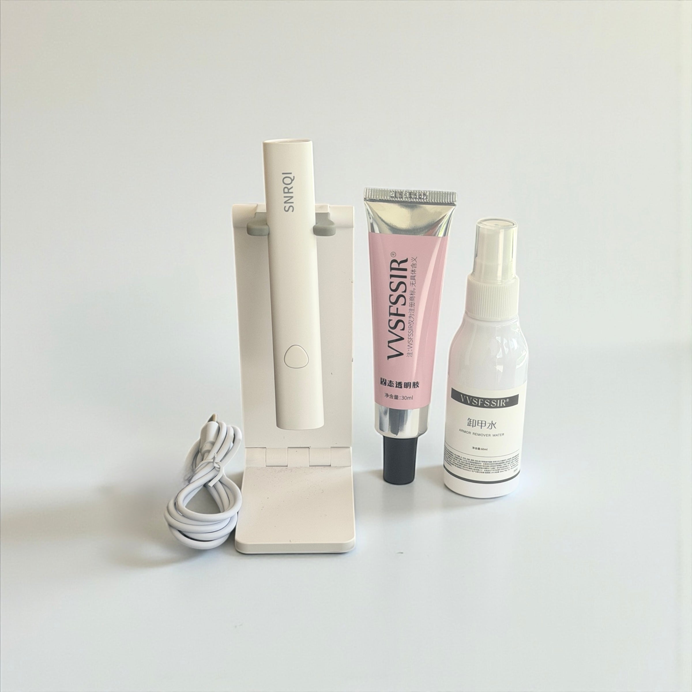 VU Light, Solid Gel & Remover Bundle